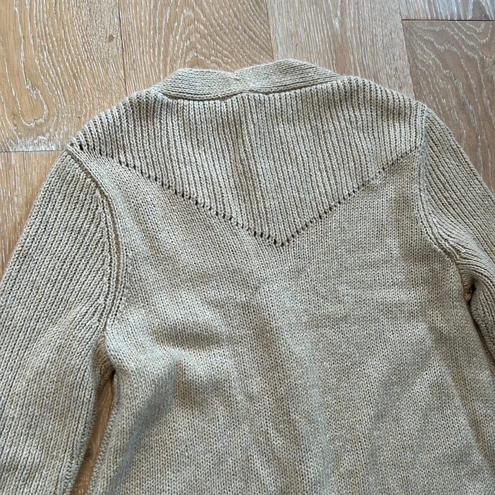 White House Black Market Long Cardigan Button Front Sweater